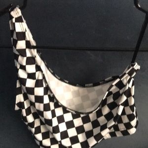 Checker board crop top